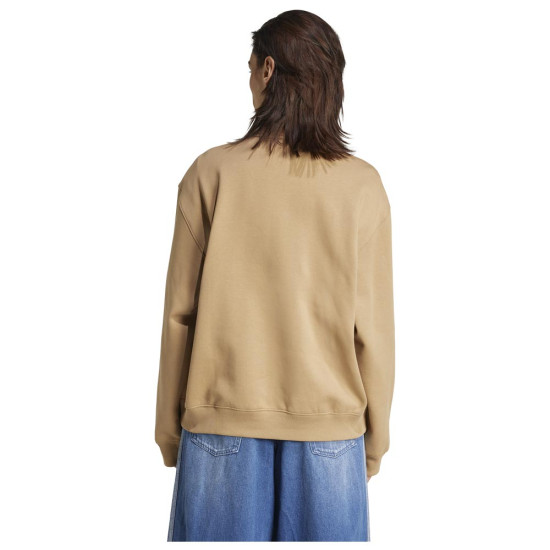 Adidas Γυναικείο φούτερ Essentials Linear 1/4-Zip Oversized Sweatshirt